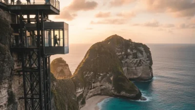 Glimpsing the New Face of Bali Tourism Through the Kelingking Glass Elevator Project